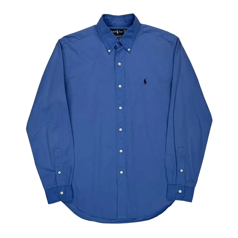 Ralph Lauren Shirt - Medium Blue Cotton