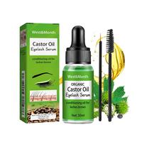 Organic Castor Oil Mascara (30oz with Eyelash Kit) Cold Pressed, Hexane Free, for Eyelashes, Eyebrows, Hair & Skin, Green Las...