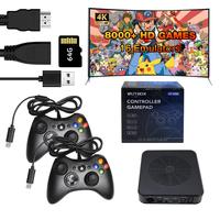 [8000 Games in 1]Game Stick 64G Separate Magic Box Game Console, Separate 2 in 1 Classic Arcade Game Console with Cable Grip ...