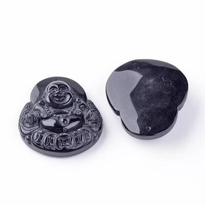 Natural Obsidian Pendants