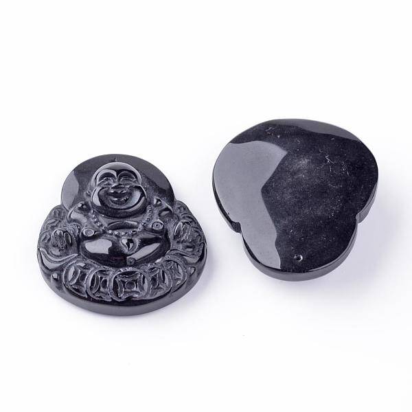Natural Obsidian Pendants