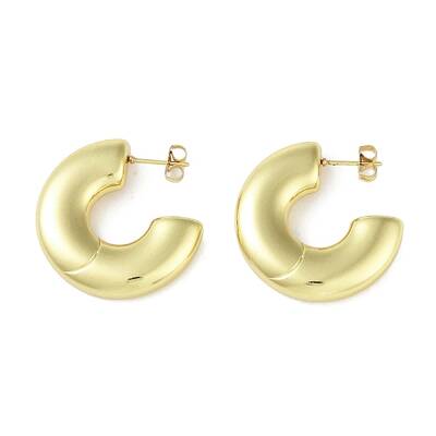 Ion Plating(IP) 304 Stainless Steel Stud Earrings for Women
