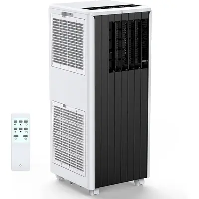 Garvee 8000 BTU Portable Air Conditioner, 3 In 1 AC Unit Built-In Cool, Dehumidifier & Fan for Rooms Up to 350 Sq.Ft, Energy ...