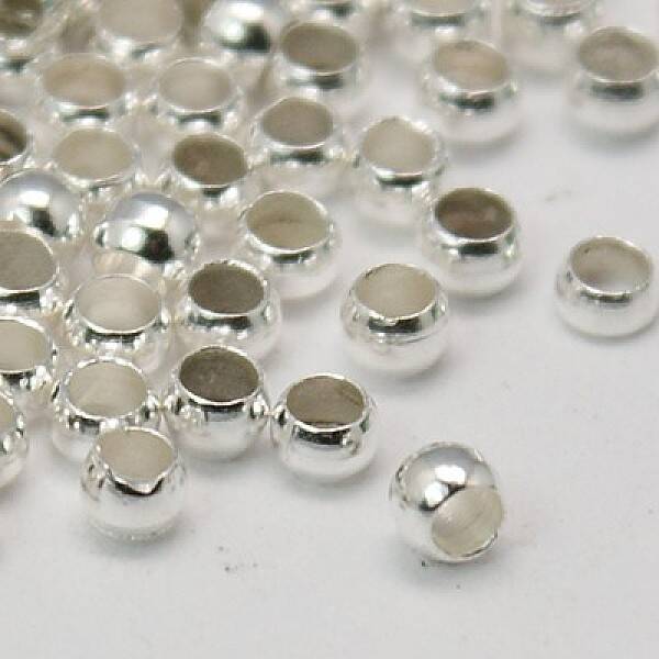 Cadmium Free & Nickel Free & Lead Free Rondelle Brass Crimp Beads