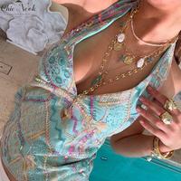 Women's Sequins Halter Tops Stylish Backless V Neck SleevelessFit Vest for Summer