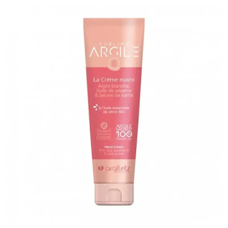 Argiletz Hand Cream with Organic Lemon Essential Oil 50ml