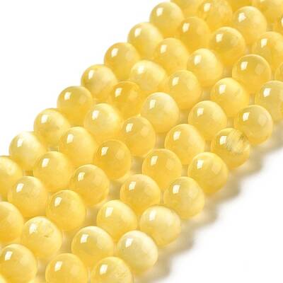 Natural Selenite Beads Strands