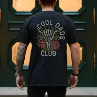 Dad Life T-shirt, Cool Dads Club Tee, Skeleton Hand Design, Fathers Day Present, Dad of Girls and Boys, Daddy Gift Tee Cotton...