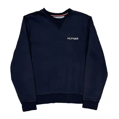 Tommy Hilfiger Sweatshirt - Medium Navy Cotton Blend