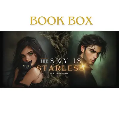 The Sky is Starless Gothic Vampire Book Box – Signed Hardcover with Black Cat and Coffee Vibes