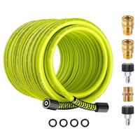 Dealsforyoudays POHIR Pressure Washer Hose 50FT*1/4, Kink Free 4000 PSI Power Washer Hose with Male To Male Quick Connect Ada...