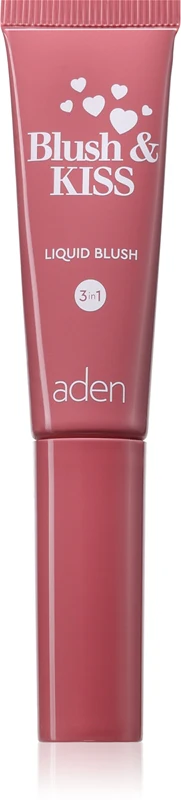 Aden Cosmetics Blush & Kiss 3 In 1 Multi-Purpose Makeup For Lips And Face Color 02 Sunkissed 8 Ml