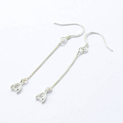 925 Sterling Silver Earring Hooks Findings