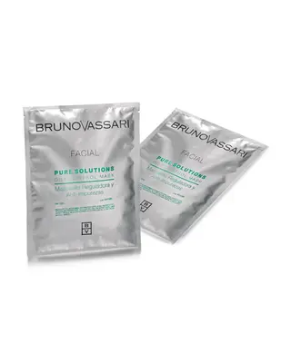 Set Bruno Vassari Pure Solutions Tea Tree Oil Eliminates Impurities Maschera Peel-Off Face 6 pieces 30 g