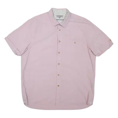 TED BAKER Mens Shirt Pink XL