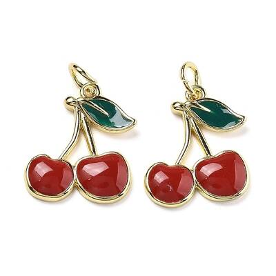 Brass Enamel Pendants