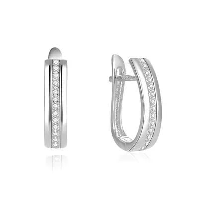 Beneto AGUC2669 Fashion Silver Earrings