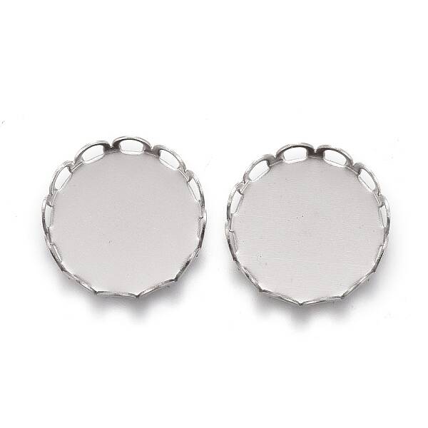 Tarnish Resistant 304 Stainless Steel Cabochon Settings