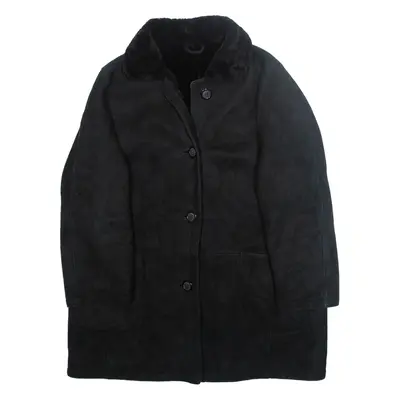 Mens Aviator Jacket Black L