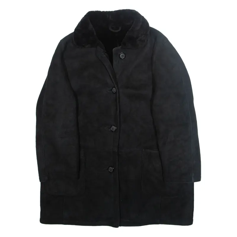 Mens Aviator Jacket Black L