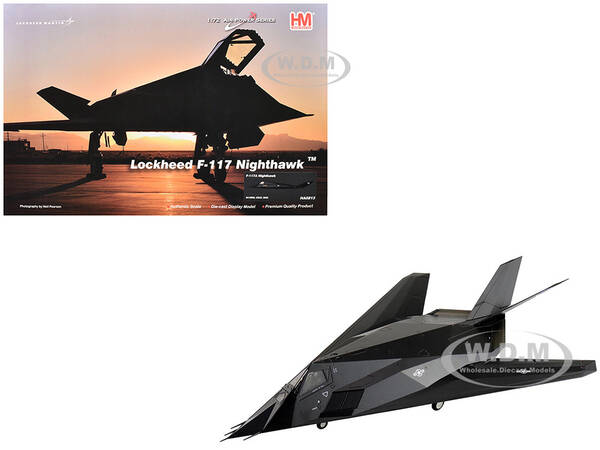 Lockheed F-117A Nighthawk Stealth Aircraft 84-0809 (2022) United States Air Force Air Power Series 1/72 Diecast Model by ...