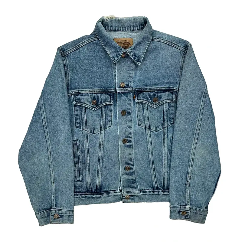 Levis Denim Jacket - Large Blue Denim