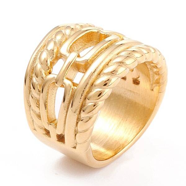 Ion Plating(IP) 304 Stainless Steel Finger Rings