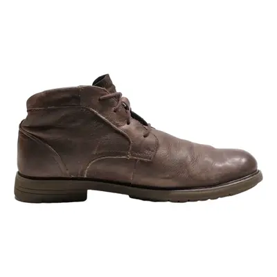 CAT Lace-Up Boots Brown Leather Mens UK 8