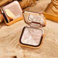 Long Lasting Shimmering Highlighter Palette, 1 Count Multi-functional Compact Glow Makeup Palette, Easy Applying Facial Con...