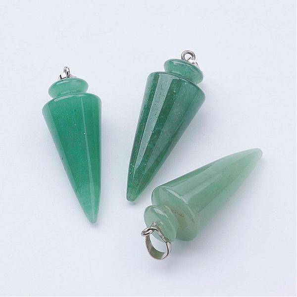 Natural Green Aventurine Pendants