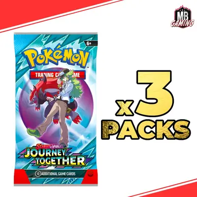 Pokemon: Journey Together Booster Pack x3 (SV09)