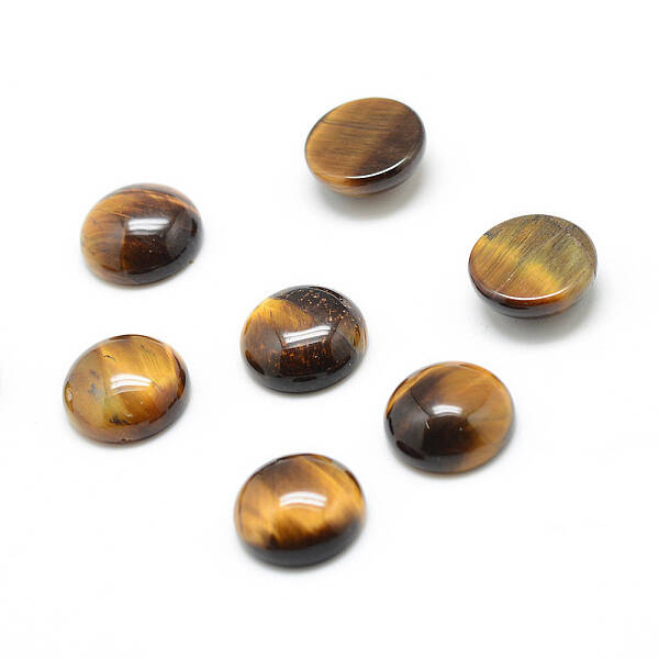 Natural Tiger Eye Gemstone Cabochons