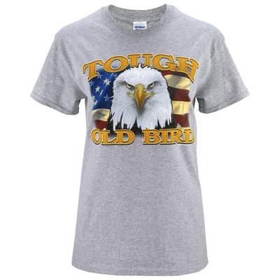 Tough Old Bird Eagle T-Shirt - Navy - S