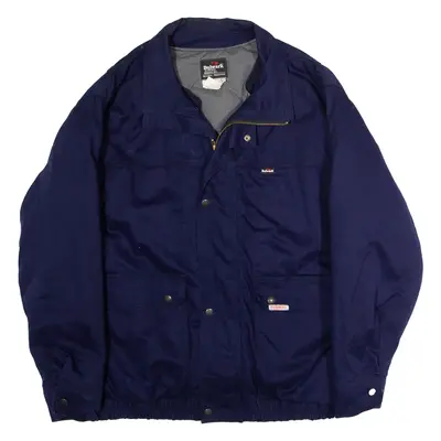 BULWARK Synthetic Mens Workwear Jacket Blue Twill L
