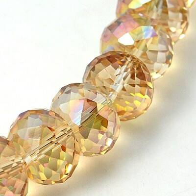 Electorplated Glass Beads