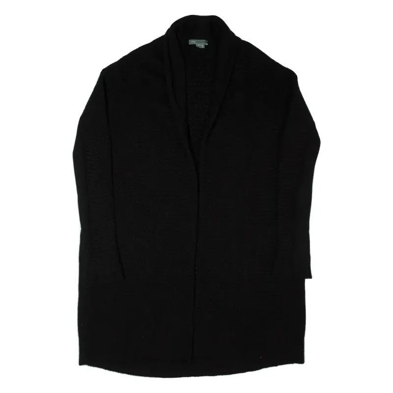 VINCE Overcoat Knit Jacket Black Womens XS