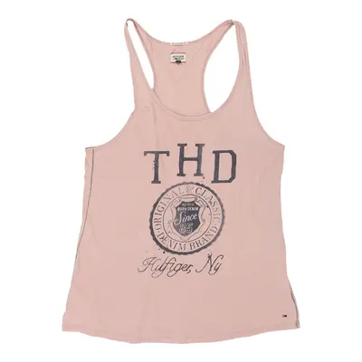 New York Hilfiger Denim Vest - Small Pink Cotton | Size: small