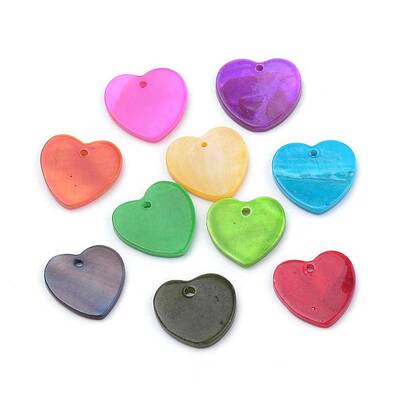 Spray Paint Freshwater Shell Charms