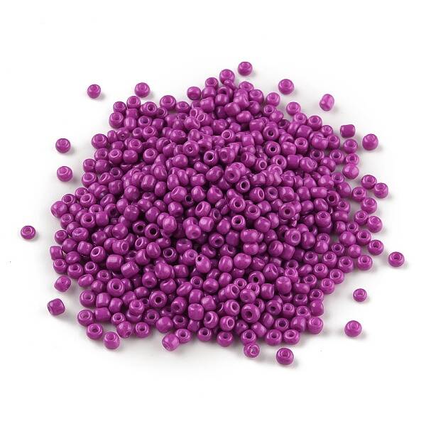 Baking Painted Opaque Glass Seed Beads