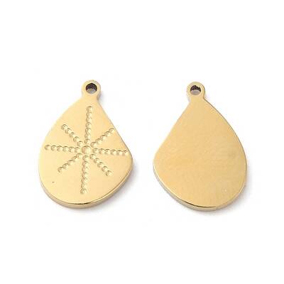 Ion Plating(IP) 316L Surgical Stainless Steel Charms