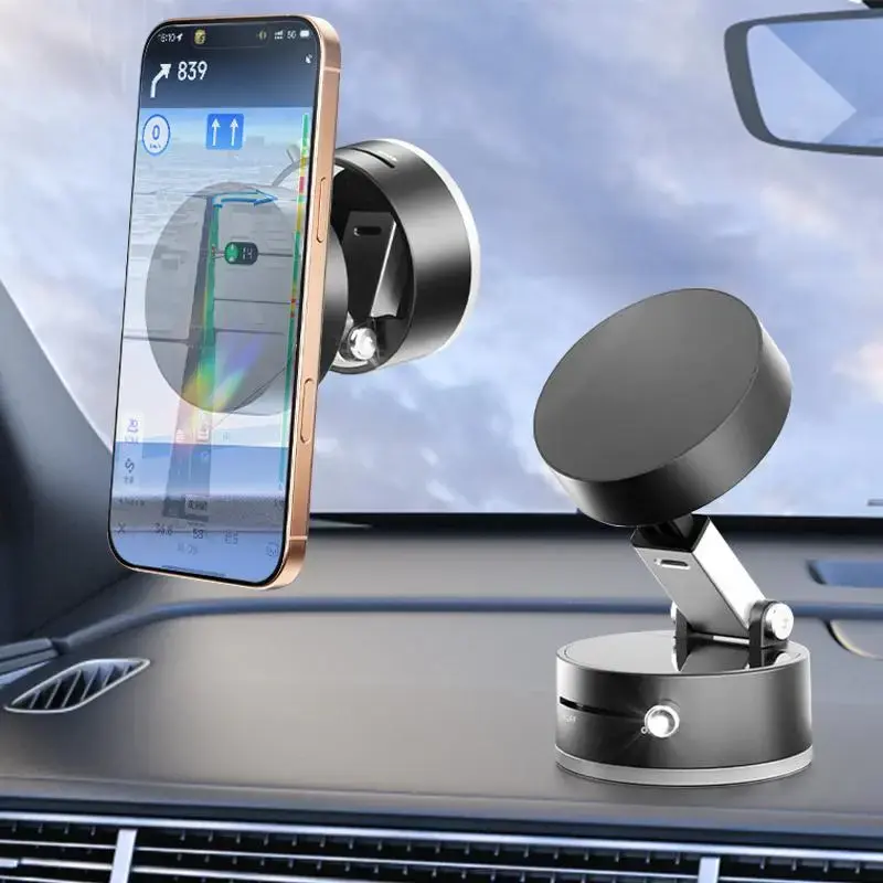 Car Magnetic Phone Holder, Multifunctional Vacuum Adsorption Phone Holder, Universal Car Navigation Bracket, Car Accessories