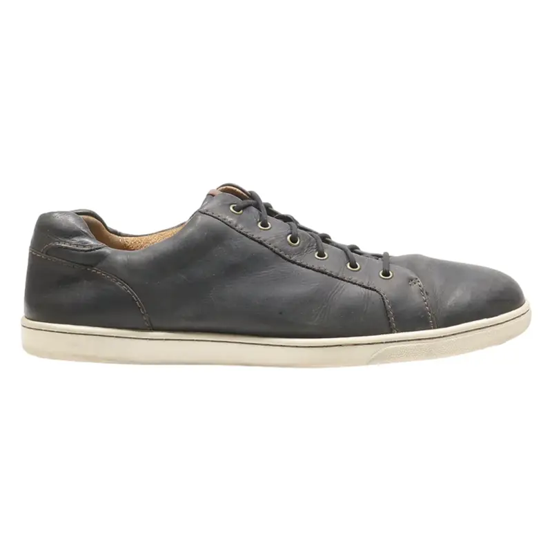 BORN Low Top Trainers Grey Leather Mens UK 11
