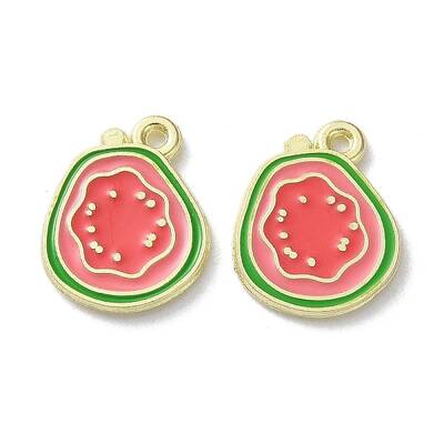 Fruit Alloy Enamel Charms
