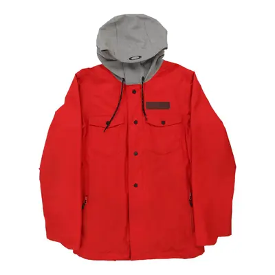 Oakley Jacket - Medium Red Polyester