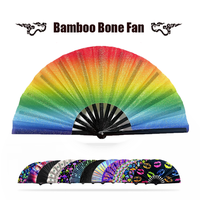 DANCE ALL NIGHT!UV Glow Fan for Raves & Festivals!UV Fan Lights Up Dark