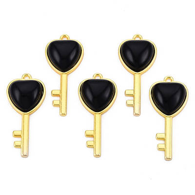 Natural Black Obsidian Pendants