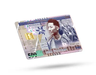 Shin fujiyama honduras fake money debit card sticker