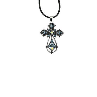 Cross Zinc Alloy Pendant Necklace