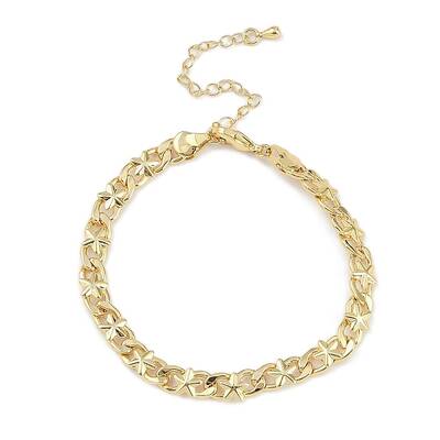 Rack Plating Brass Bracelets for Women
