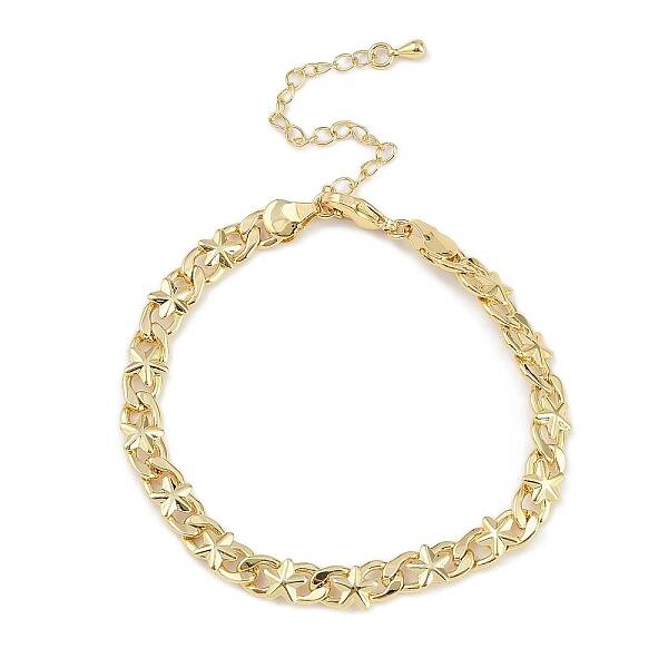 Rack Plating Brass Bracelets for Women